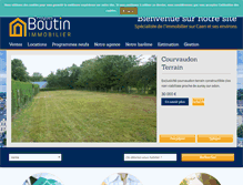 Tablet Screenshot of boutin-immobilier.com